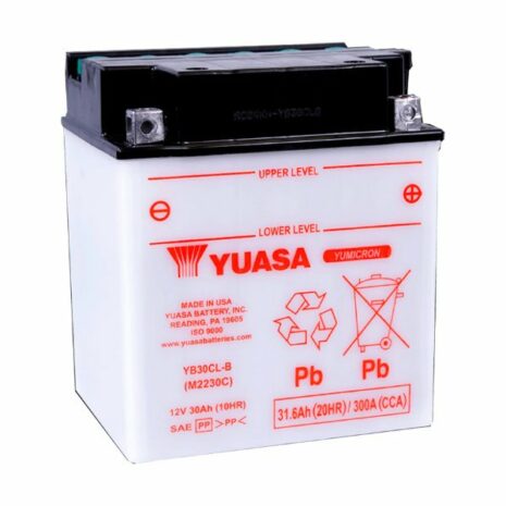 YUASA Batteries, 30 amps, Dry