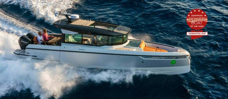 SAXDOR 320 GTC IS NOMINATED FOR THE EUROPEAN POWER BOAT OF THE YEAR 2022